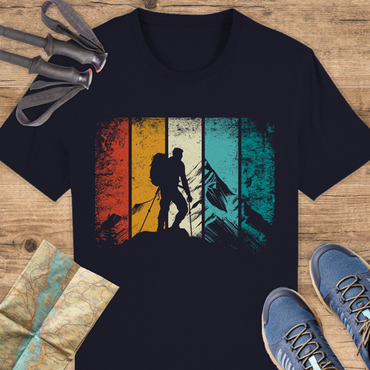 Unisex Bio T-Shirt Vintage Wandern