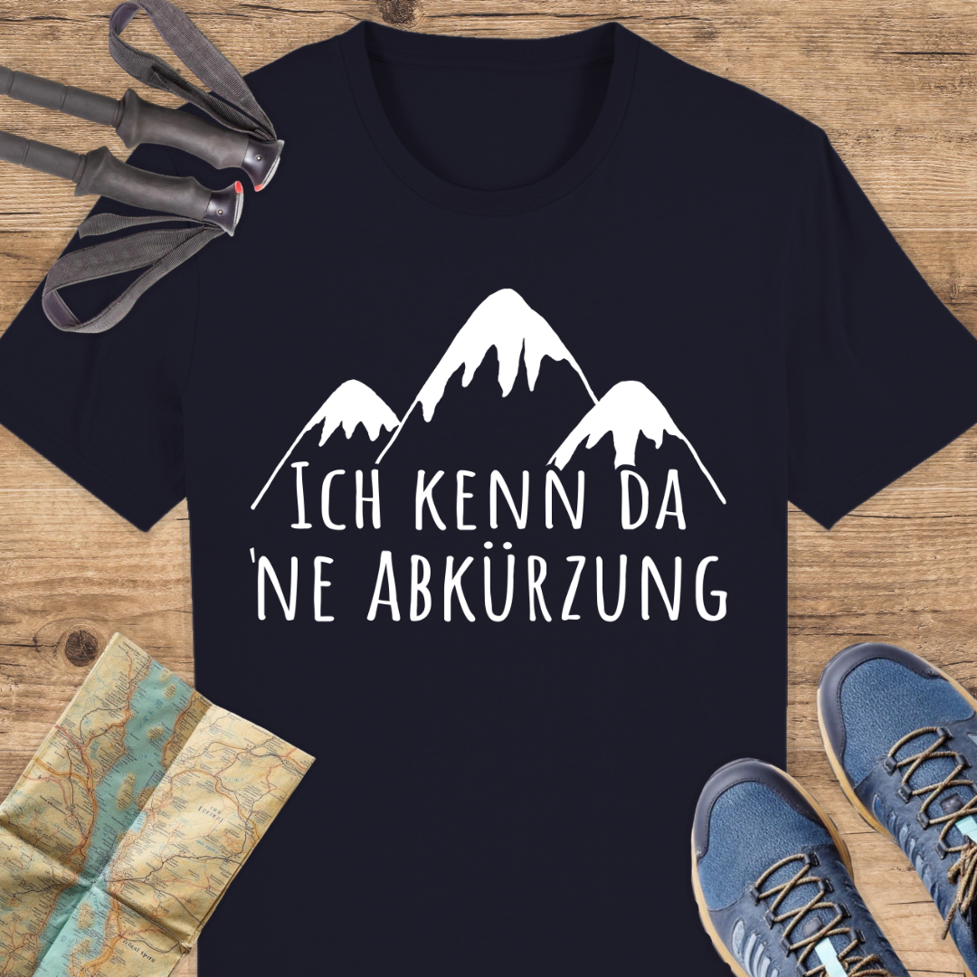 Unisex Bio T-Shirt Ich kenn da ne Abkürzung