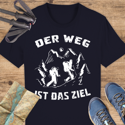 Unisex Bio T-Shirt Der Weg ist das ziel