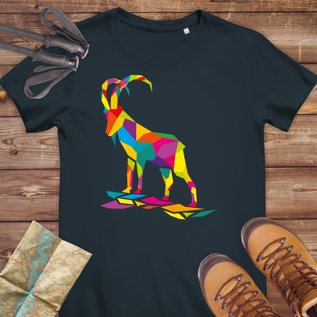 Damen Medium Fit Bio T-Shirt Steinbock