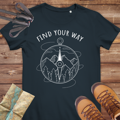 Damen Medium Fit Bio T-Shirt Finde Your Way