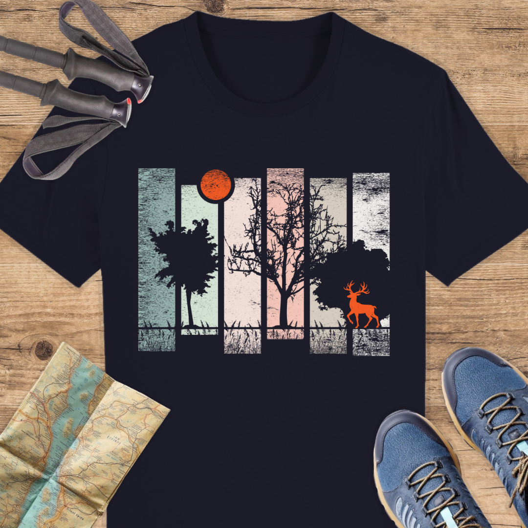 Unisex Bio T-Shirt Vintage Wald