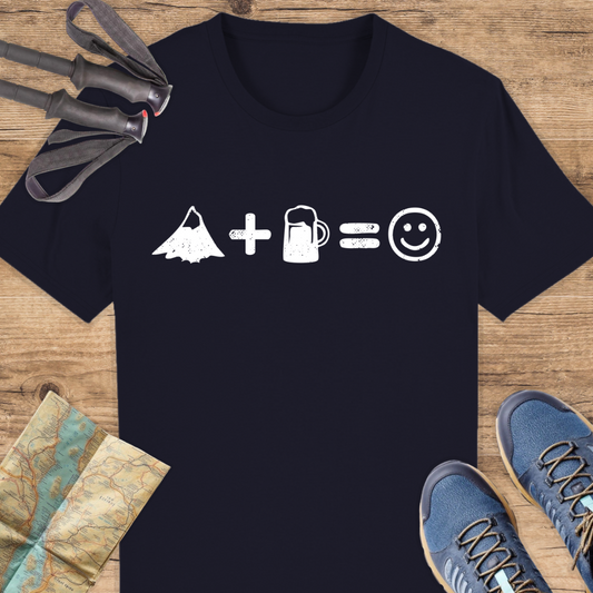 Unisex Bio T-Shirt Berge und Bier