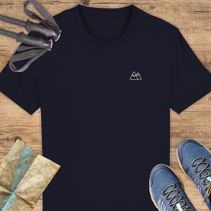 Unisex Bio T-Shirt Minimalistische Berge