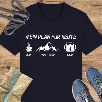 Unisex Bio T-Shirt Mein plan für heute