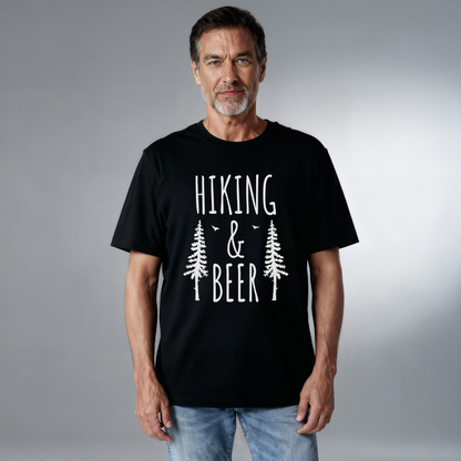 Unisex Bio T-Shirt Hiking and beer