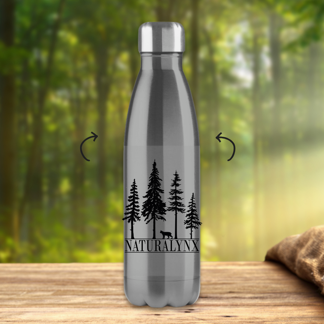 Edelstahl-Thermoflasche Naturalynx Wald
