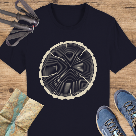 Unisex Bio T-Shirt Baum Jahresringe