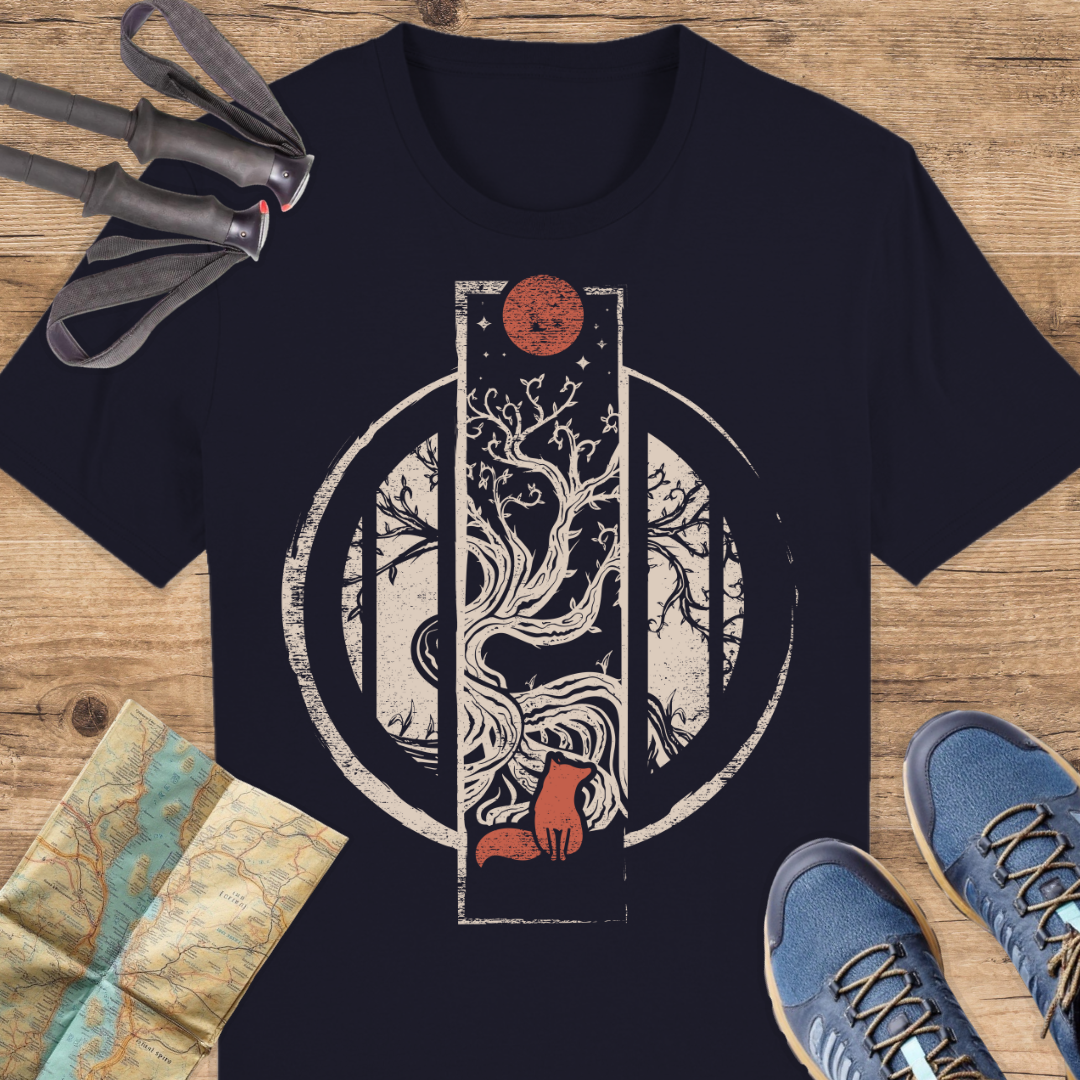 Unisex Bio T-Shirt Fuchs Baum