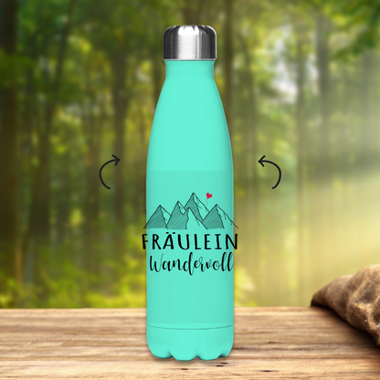 Edelstahl-Thermoflasche Fräulein Wandervoll