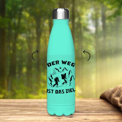 Edelstahl-Thermoflasche Der Weg ist das Ziel