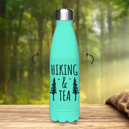 Edelstahl-Thermoflasche Hiking and Tea