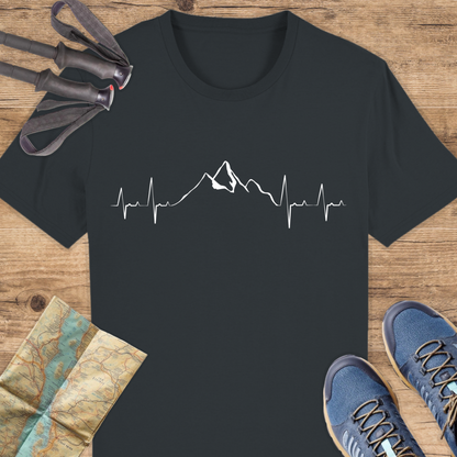 Unisex Bio T-Shirt Berge Herzschlag