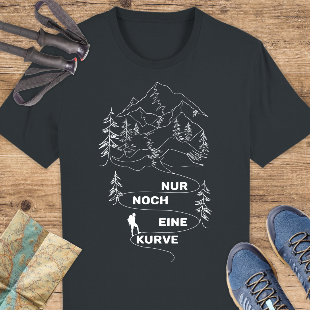 Unisex Bio T-Shirt Nur noch eine Kurve