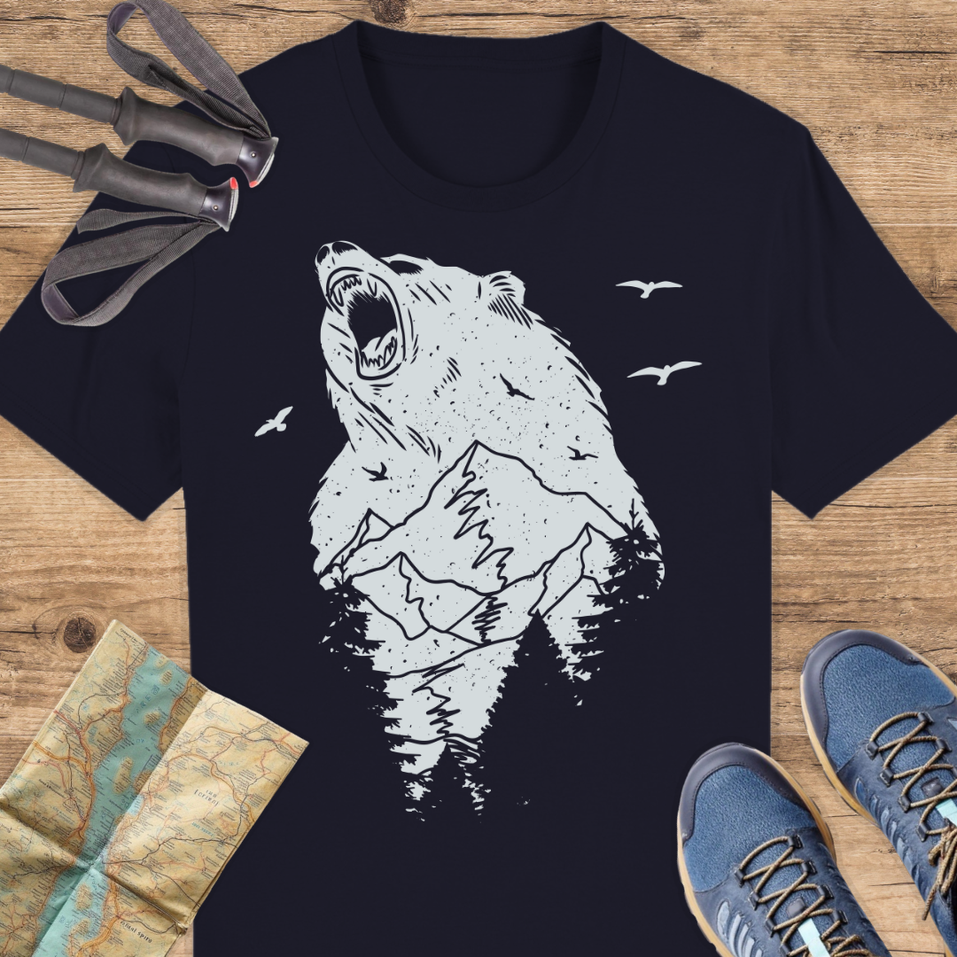 Unisex Bio T-Shirt Bär Berge