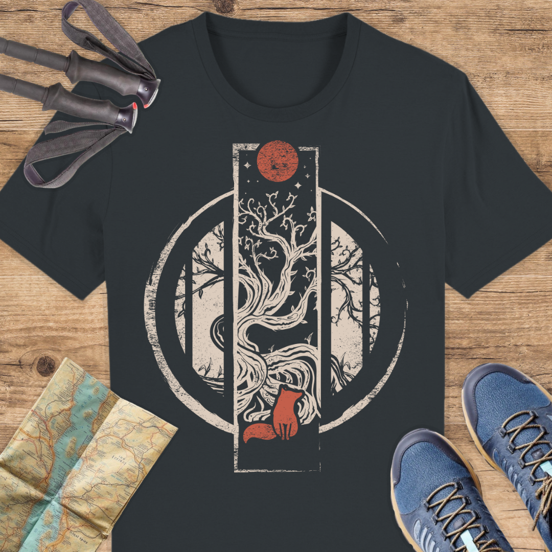 Unisex Bio T-Shirt Fuchs Baum