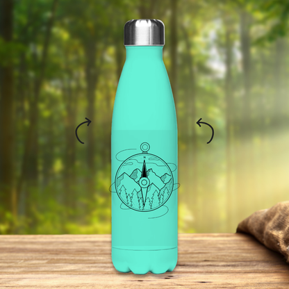 Edelstahl-Thermoflasche Kompass