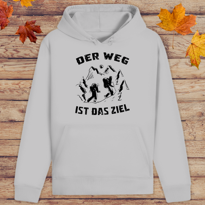 Hoodie Unisex Der Weg ist das Ziel