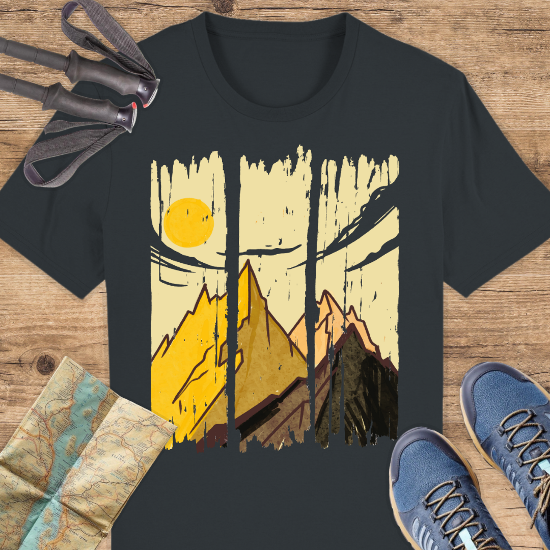 Unisex Bio T-Shirt Vintage Berge