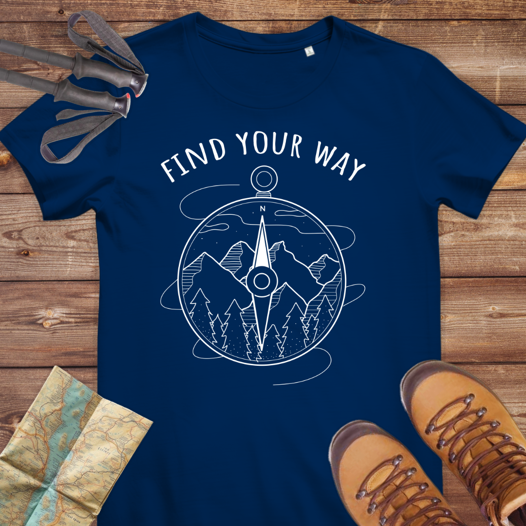 Damen Medium Fit Bio T-Shirt Finde Your Way