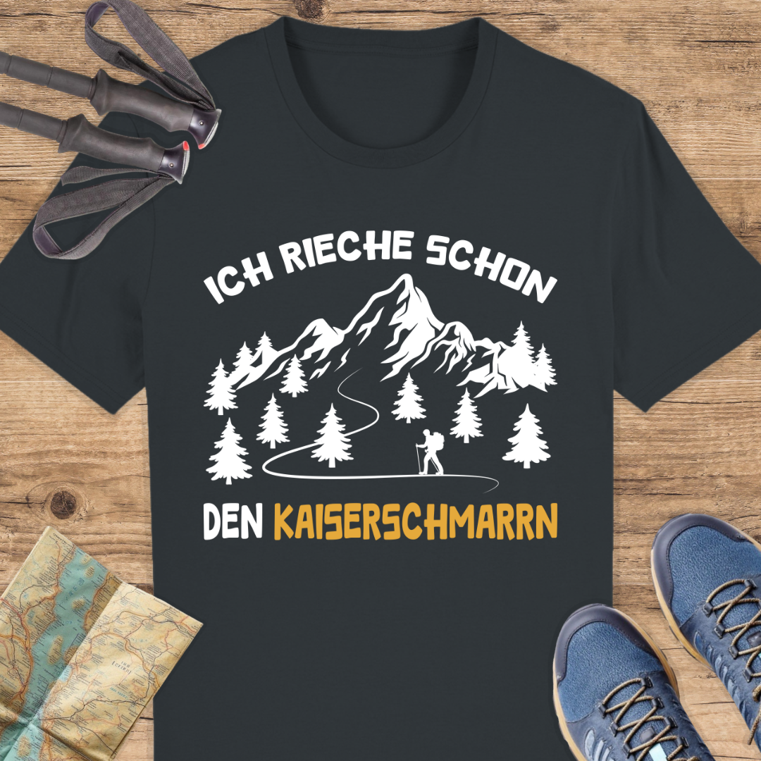 Unisex Bio T-Shirt ich rieche schon den Kaiserschmarrn