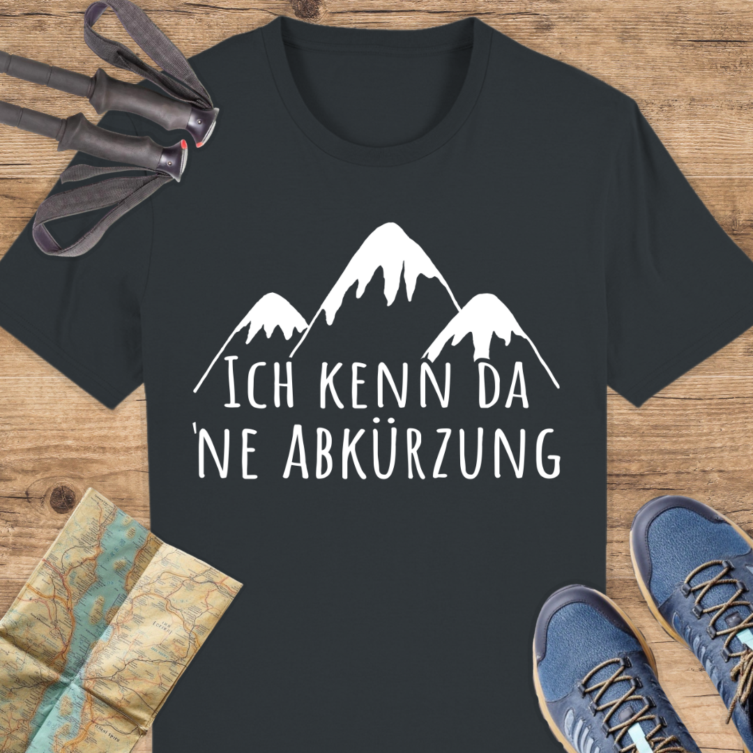 Unisex Bio T-Shirt Ich kenn da ne Abkürzung