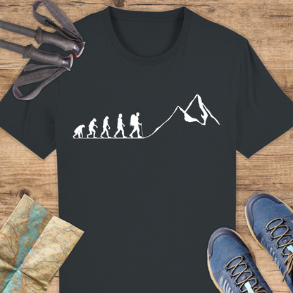 Unisex Bio T-Shirt Evolution Wandern