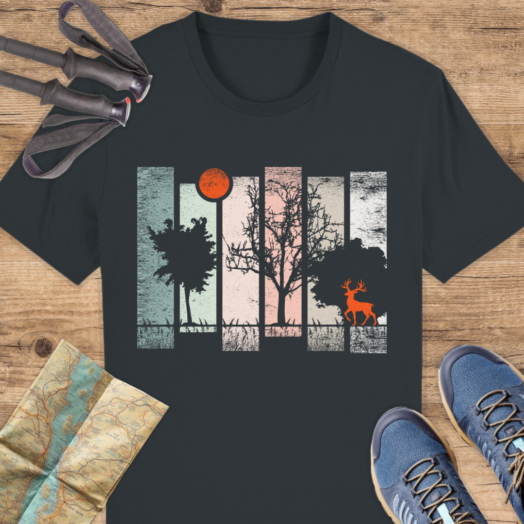 Unisex Bio T-Shirt Vintage Wald