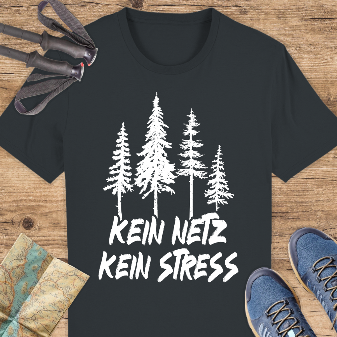 Unisex Bio T-Shirt Kein Stress