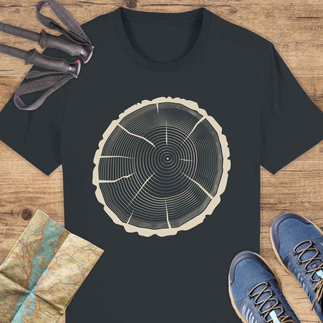 Unisex Bio T-Shirt Baum Jahresringe