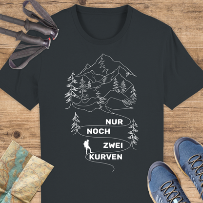 Unisex Bio T-Shirt Nur noch zwei kurven