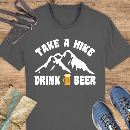 Unisex Bio T-Shirt Take a hike drink a beer