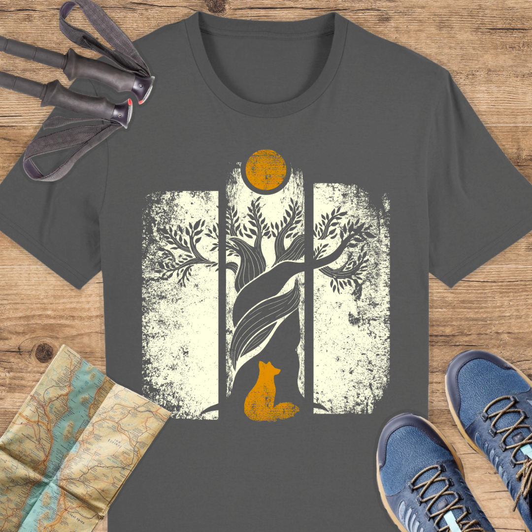 Unisex Bio T-Shirt Fuchs Baum