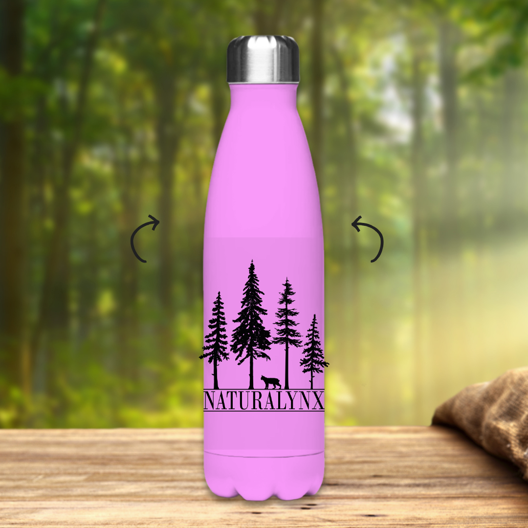 Edelstahl-Thermoflasche Naturalynx Wald