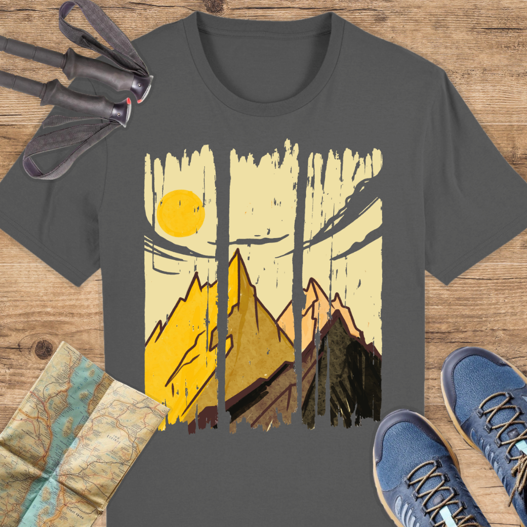 Unisex Bio T-Shirt Vintage Berge
