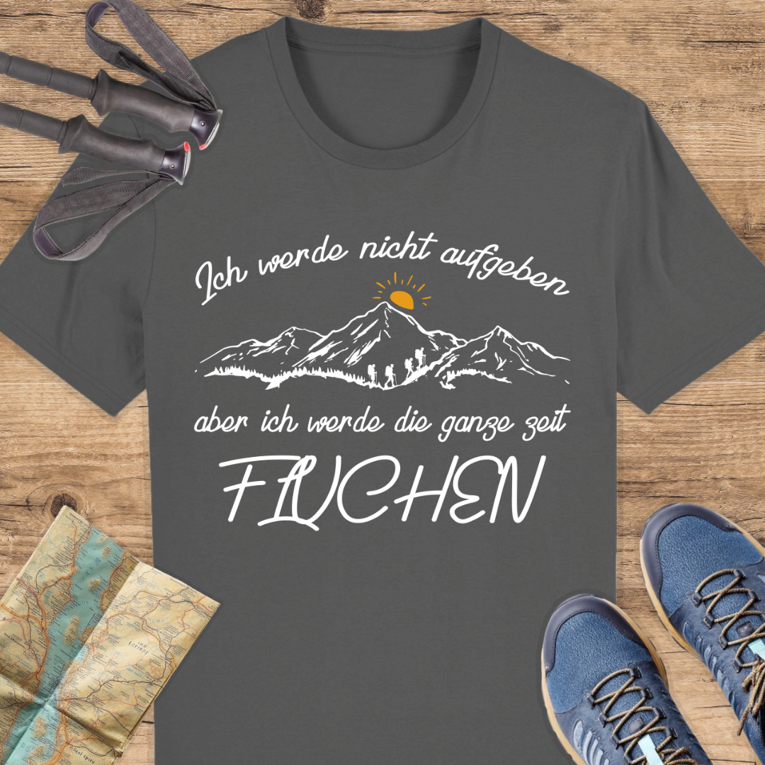 Unisex Bio T-Shirt Ich werde nicht aufgeben