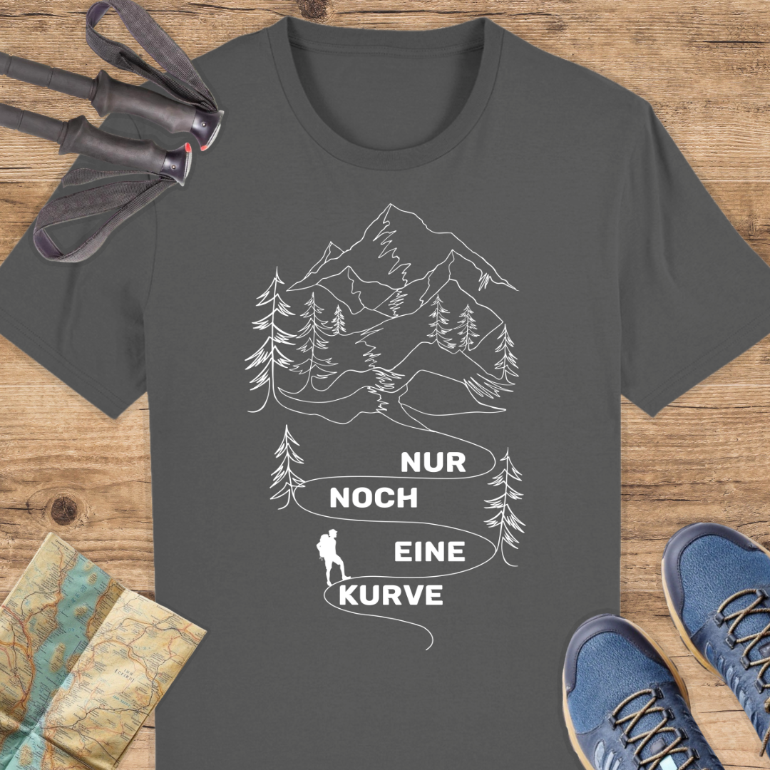 Unisex Bio T-Shirt Nur noch eine Kurve