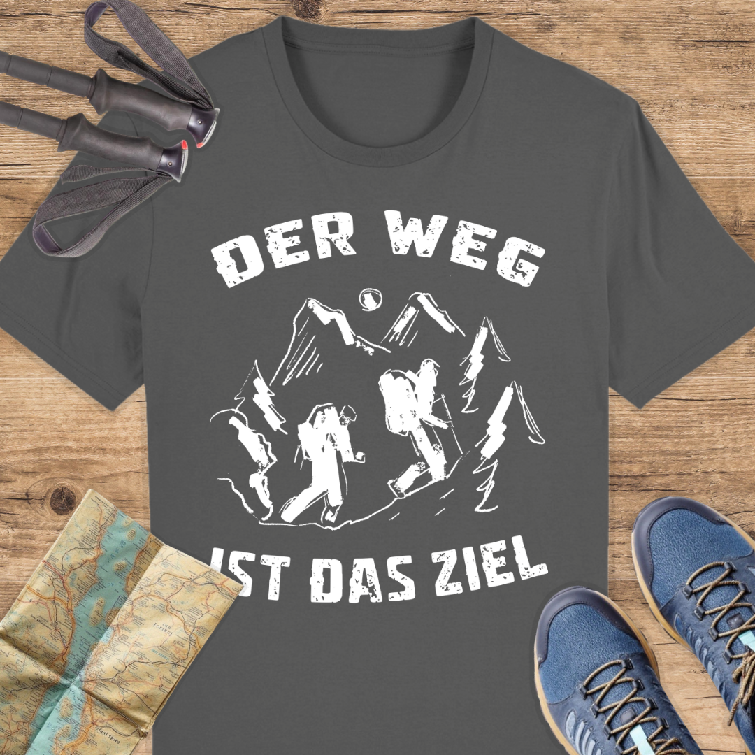 Unisex Bio T-Shirt Der Weg ist das ziel