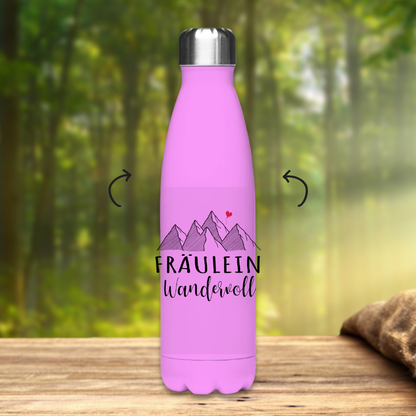 Edelstahl-Thermoflasche Fräulein Wandervoll