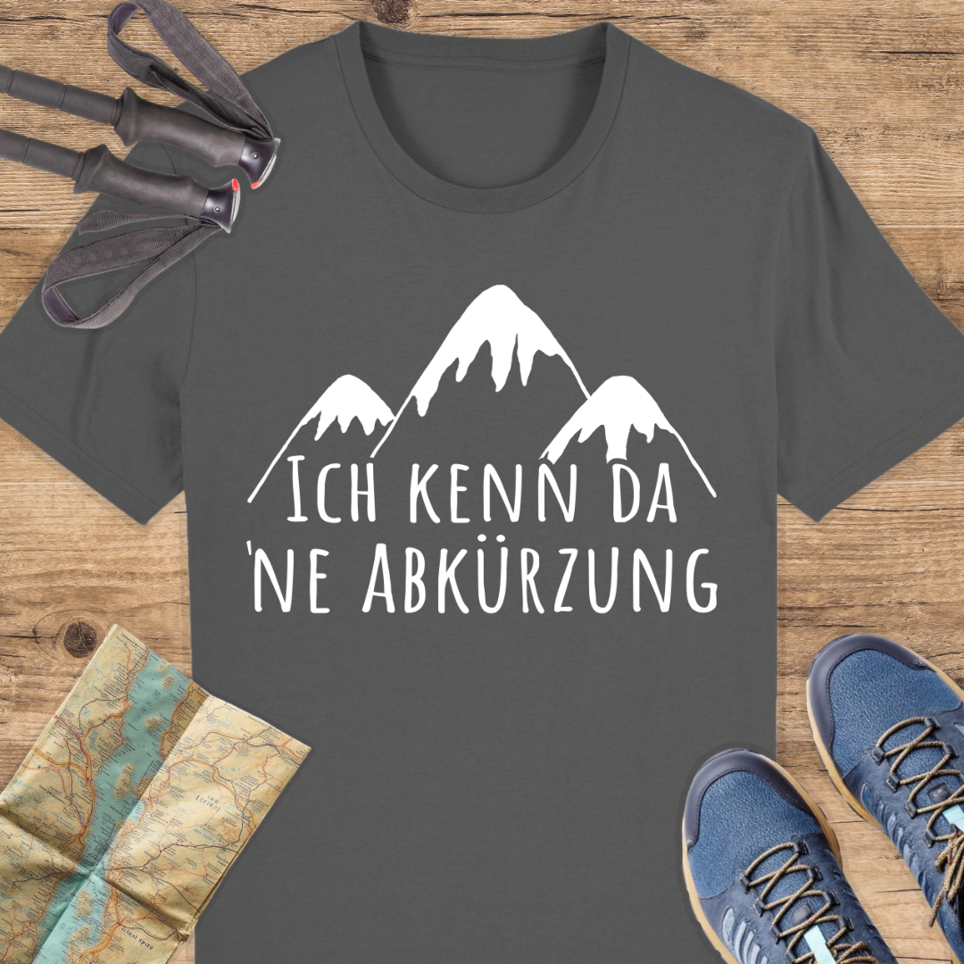 Unisex Bio T-Shirt Ich kenn da ne Abkürzung