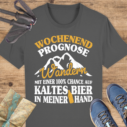 Unisex Bio T-Shirt Wandern und Bier