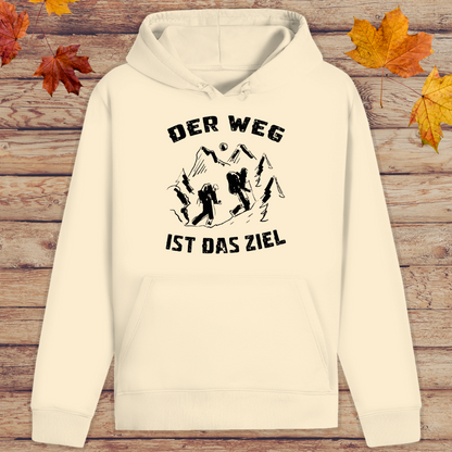 Hoodie Unisex Der Weg ist das Ziel