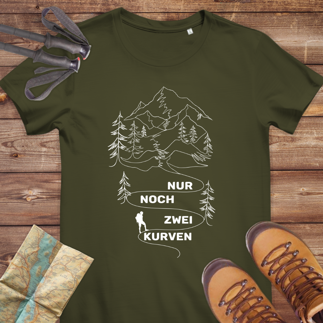 Damen Medium Fit Bio T-Shirt Nur noch zwei kurven