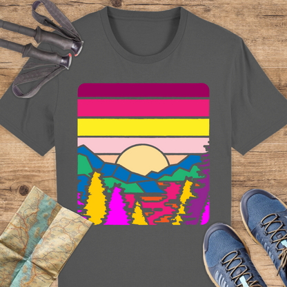Unisex Bio T-Shirt Vintage berge