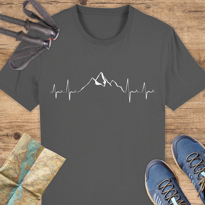Unisex Bio T-Shirt Berge Herzschlag