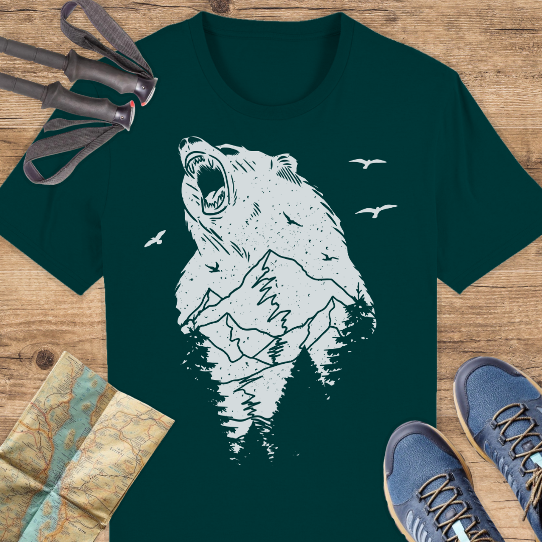 Unisex Bio T-Shirt Bär Berge