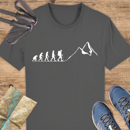 Unisex Bio T-Shirt Evolution Wandern