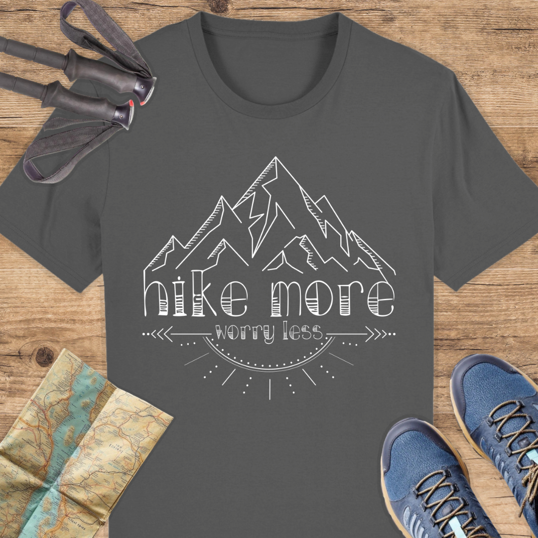 Unisex Bio T-Shirt hike more, worry less