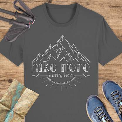 Unisex Bio T-Shirt hike more, worry less