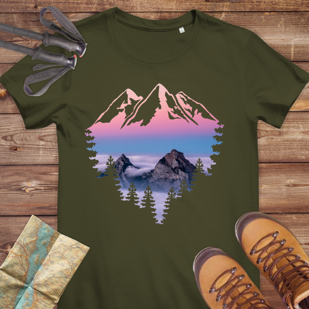 Damen Medium Fit Bio T-Shirt Bege Bild